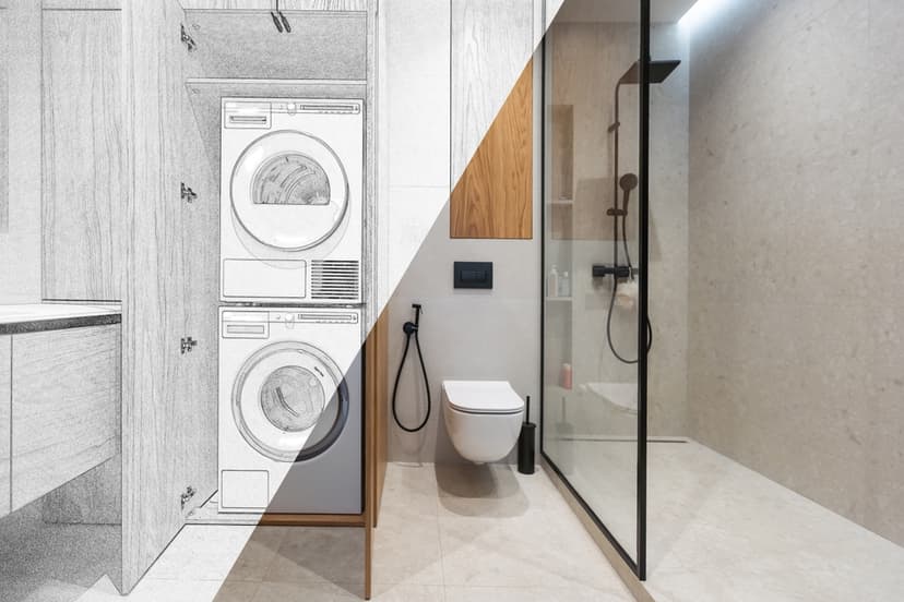 Bathroom remodeling project